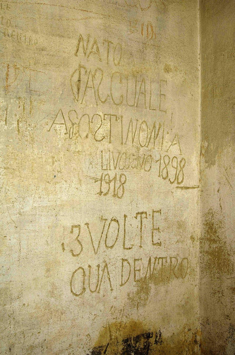 decorazione a graffito - ambito toscano (sec. XX)