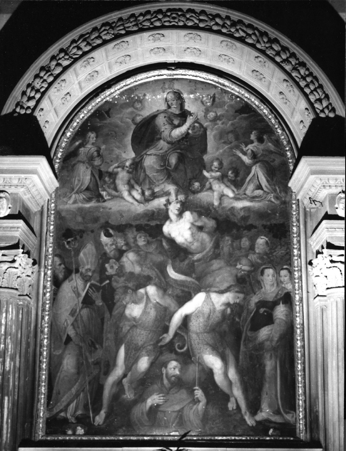 Immacolata Concezione (dipinto) di Circignani Nicolò detto Pomarancio (sec. XVI)