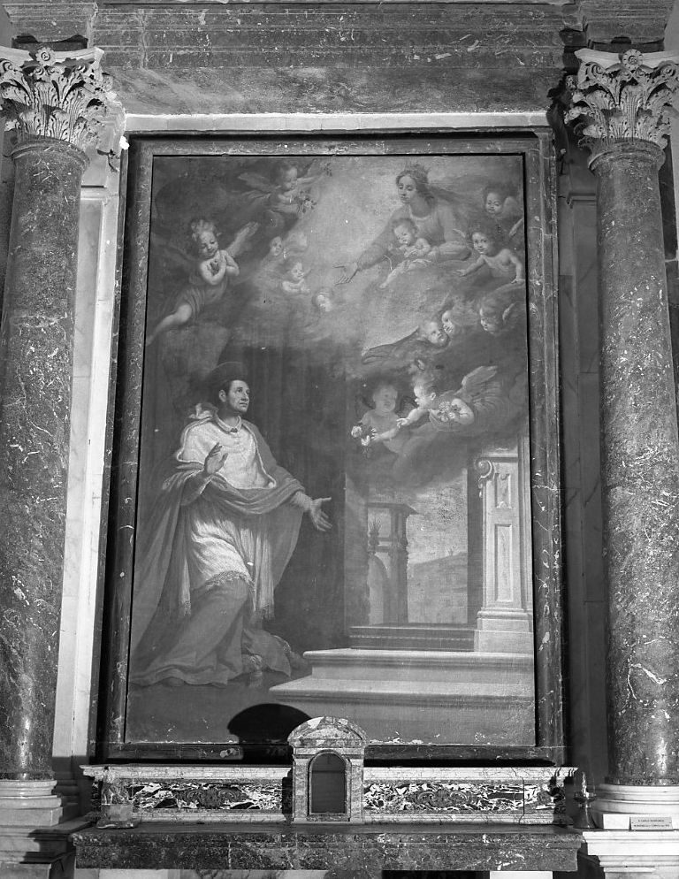 San Carlo Borromeo (dipinto) di Rosselli Matteo, Chimenti Jacopo detto Empoli (sec. XVII)