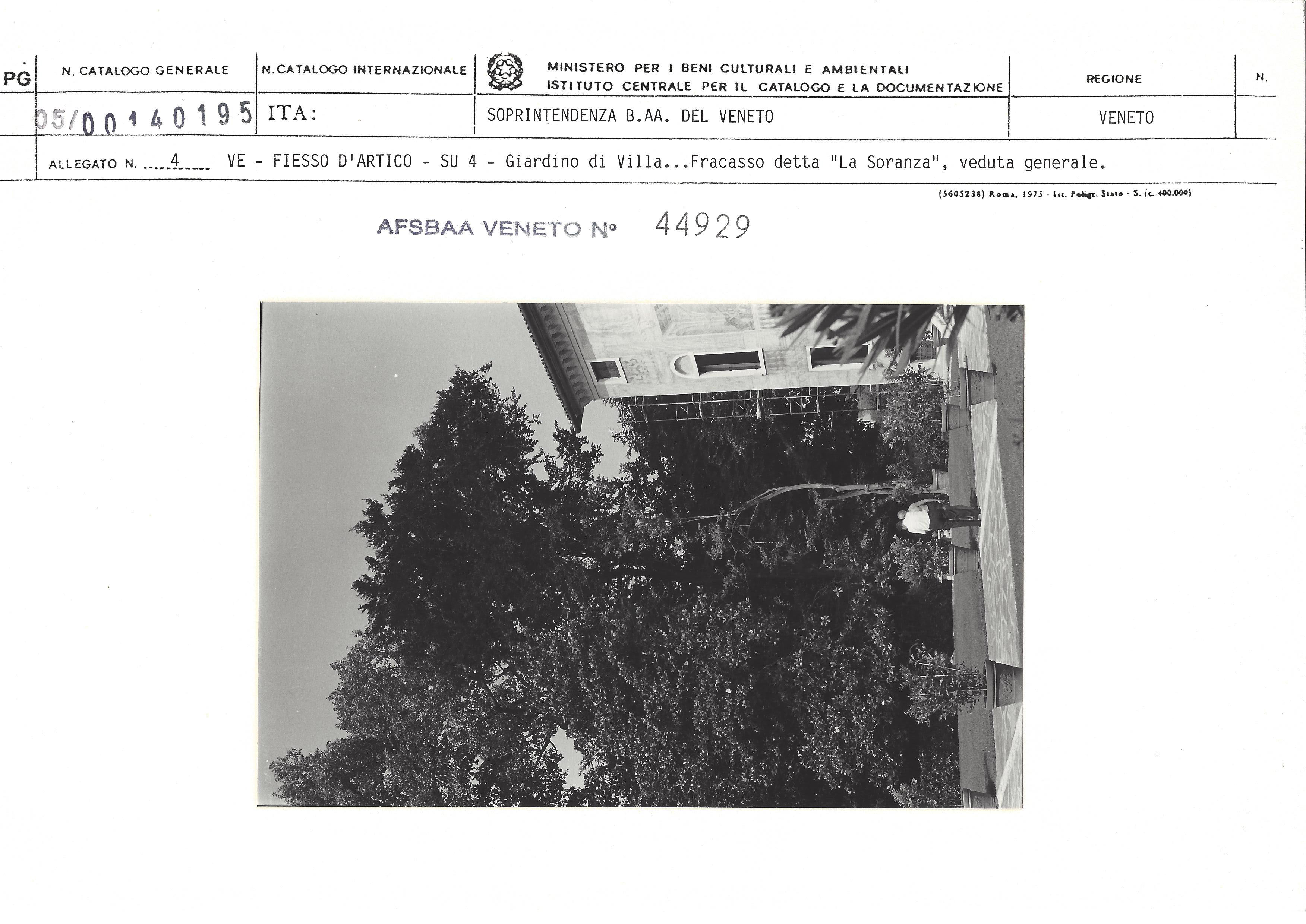 Giardino di Villa Minio poi Soranzo ora Fracasso detta la "Soranza" (giardino) - Fiesso d'Artico (VE) 