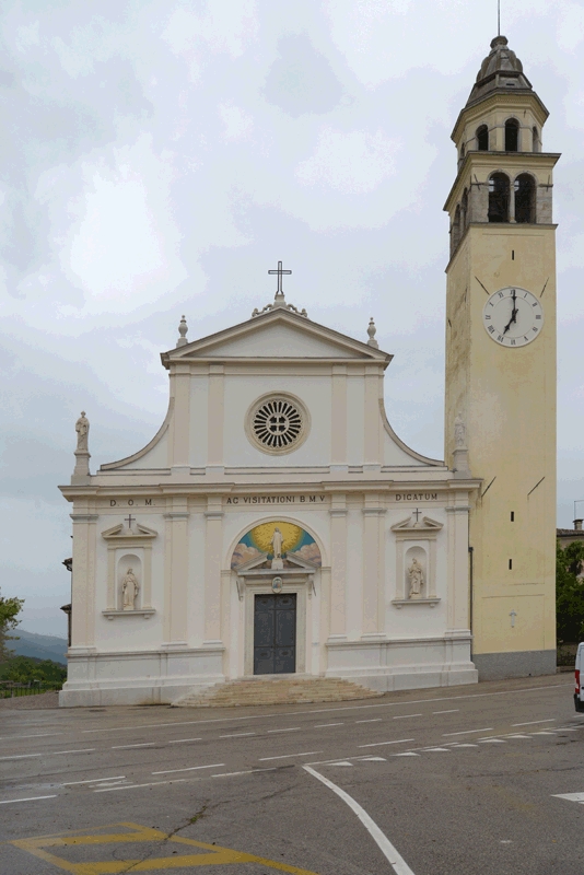 chiesa e campanile della Visitazione di Santa Maria Elisabetta (chiesa, parrocchiale) - Cavaso del Tomba (TV) 