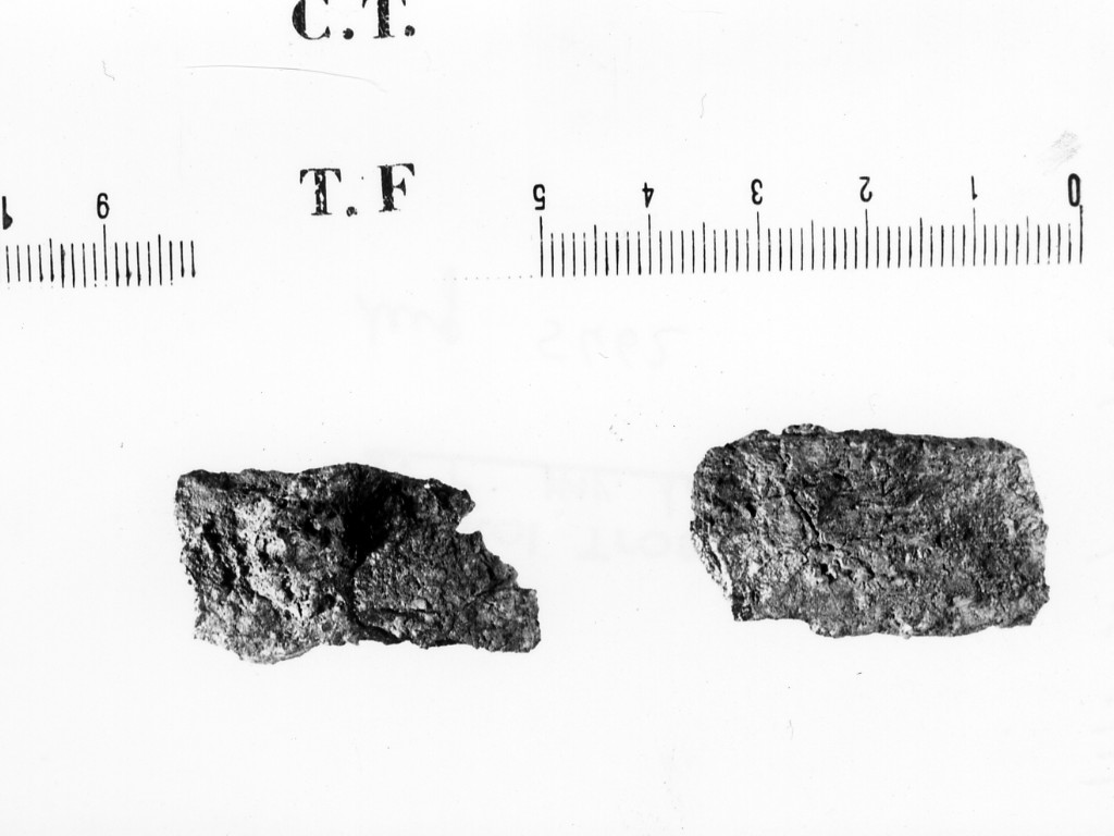 sperone/ frammento - deposizione longobarda (metà sec. VII d.C)