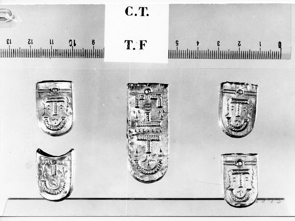 cintura/ puntale - deposizione longobarda (metà sec. VII d.C)