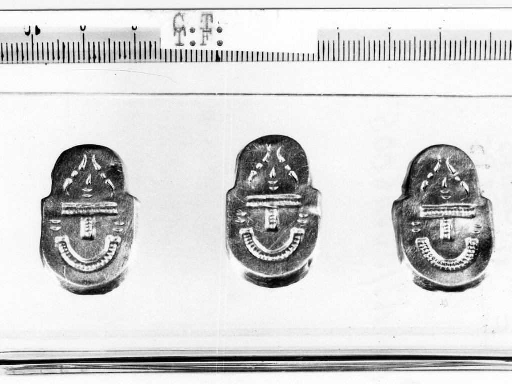 cintura/ placchetta - deposizione longobarda (metà sec. VII d.C)