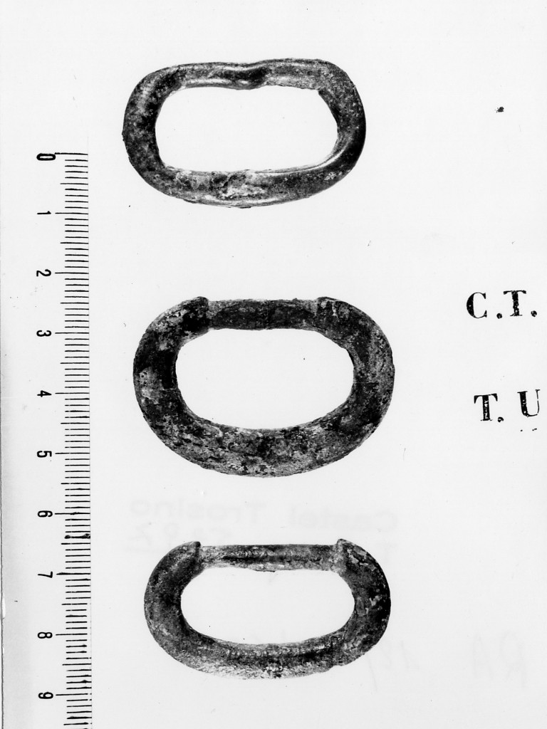 fibbia - deposizione longobarda (fine/ fine secc. VI d.C. - VII d.C)