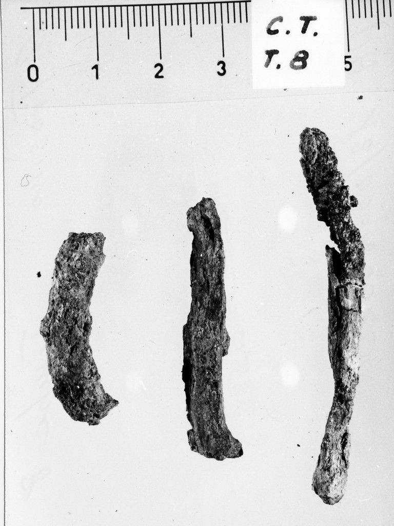 asticella/ frammento - deposizione longobarda (sec. VII d.C)