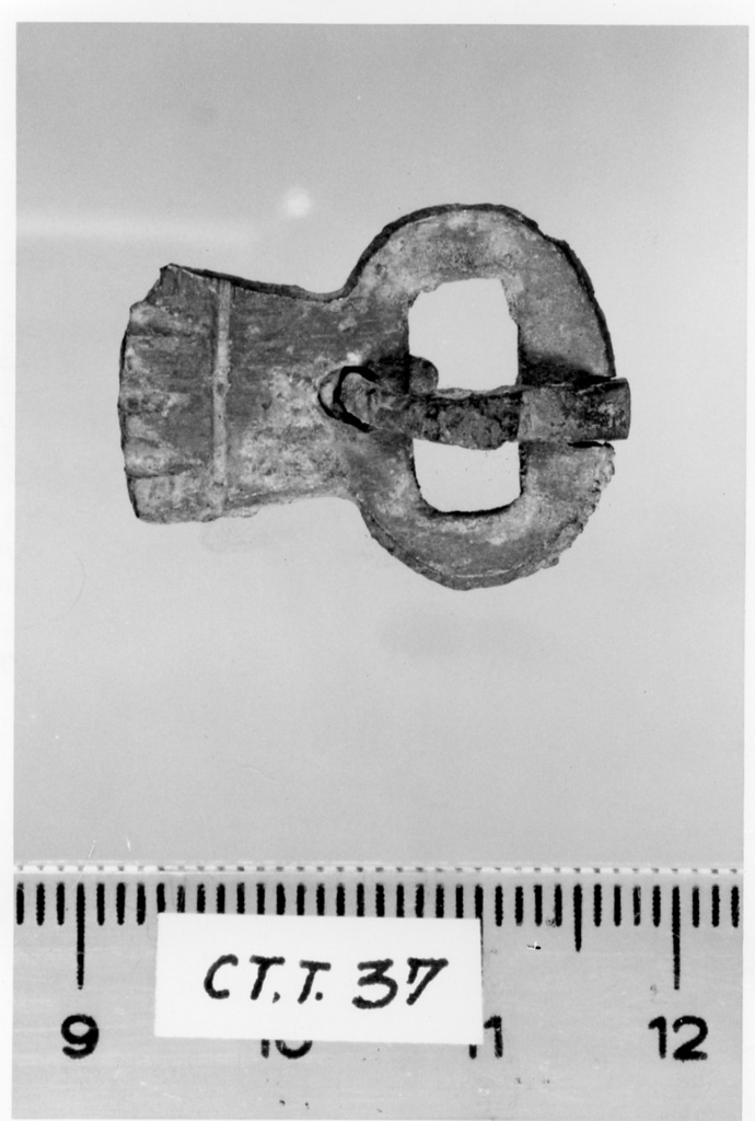 fibbia - deposizione longobarda (prima metà sec. VII d.C)