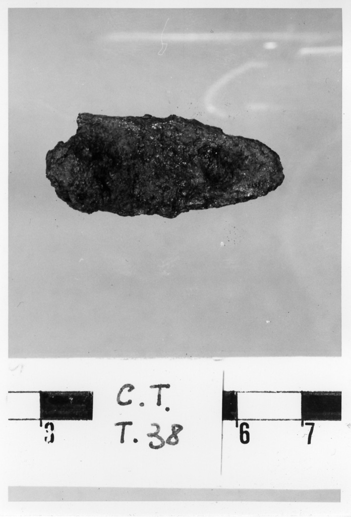 coltello/ frammento - deposizione longobarda (sec. VII d.C)