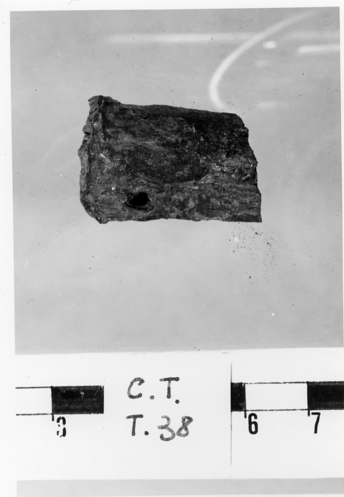 lancia/ frammento - deposizione longobarda (sec. VII d.C)
