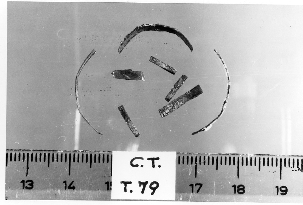 laminetta/ frammento - deposizione longobarda (fine/ inizio secc. VI d.C.-VII d.C)