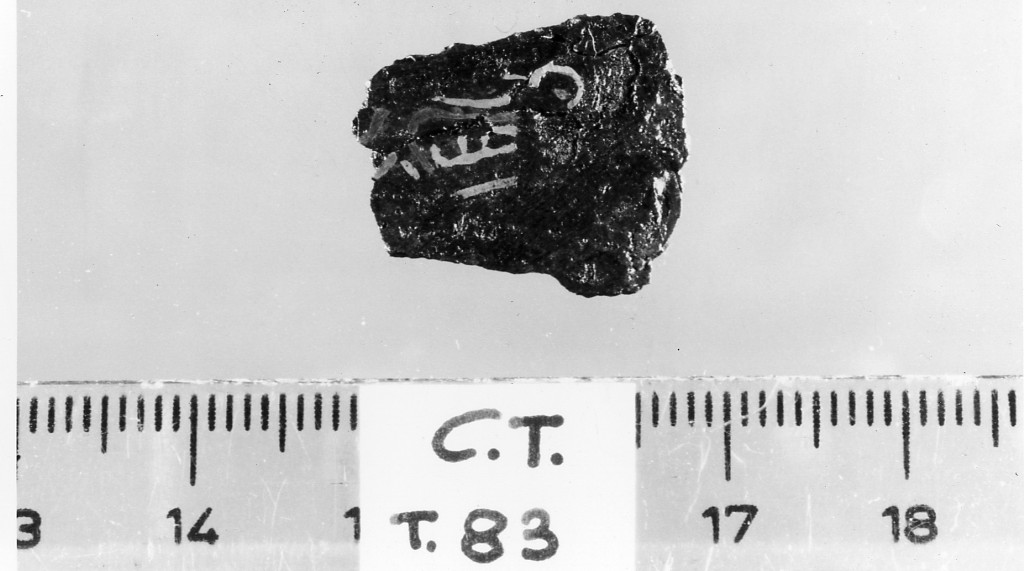 placca di cintura - deposizione longobarda (secondo quarto sec. VII d.C)