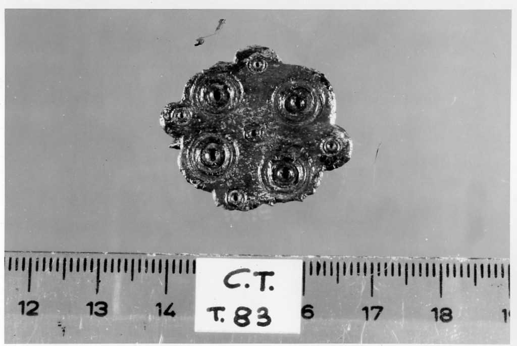 fibula - deposizione longobarda (sec. VI d.C)