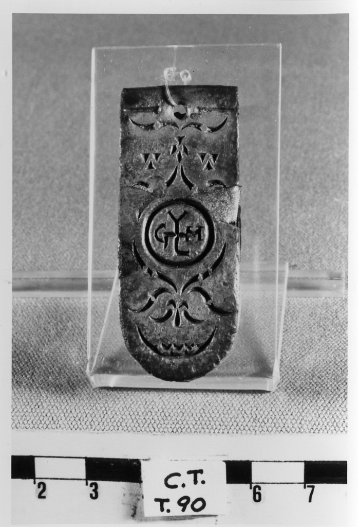 cintura/ puntale - deposizione longobarda (primo quarto sec. VII d.C)