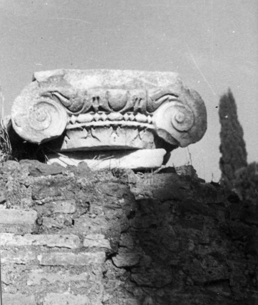 capitello ionico (inizio sec. IV d.C)