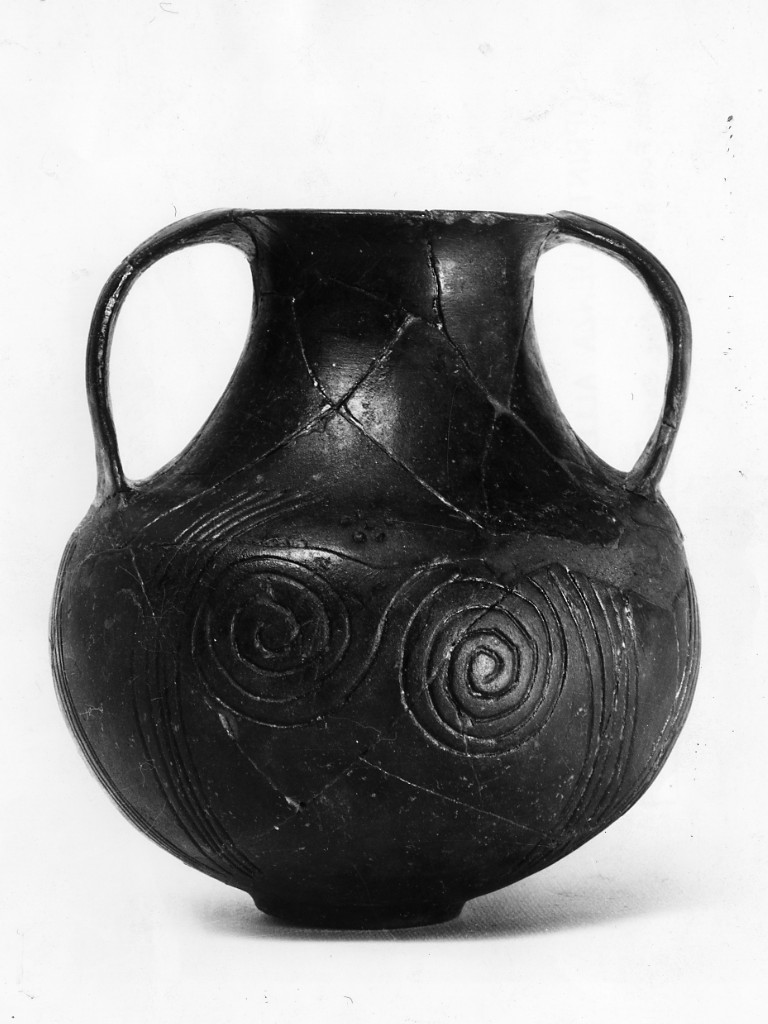 anforetta a doppia spirale (primo quarto sec. VII a.C)