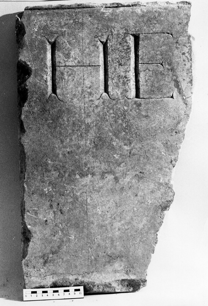 lastra iscritta (seconda metà sec. IV d.C)