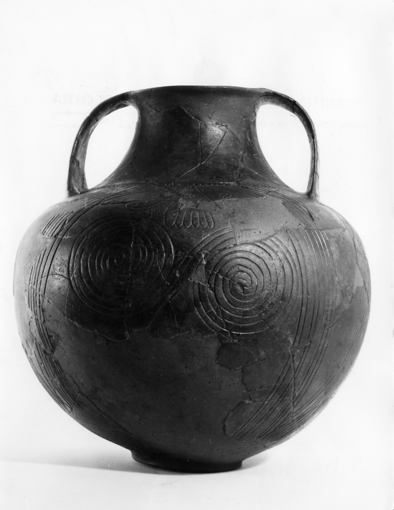 anforetta a doppia spirale (primo quarto sec. VII a.C)