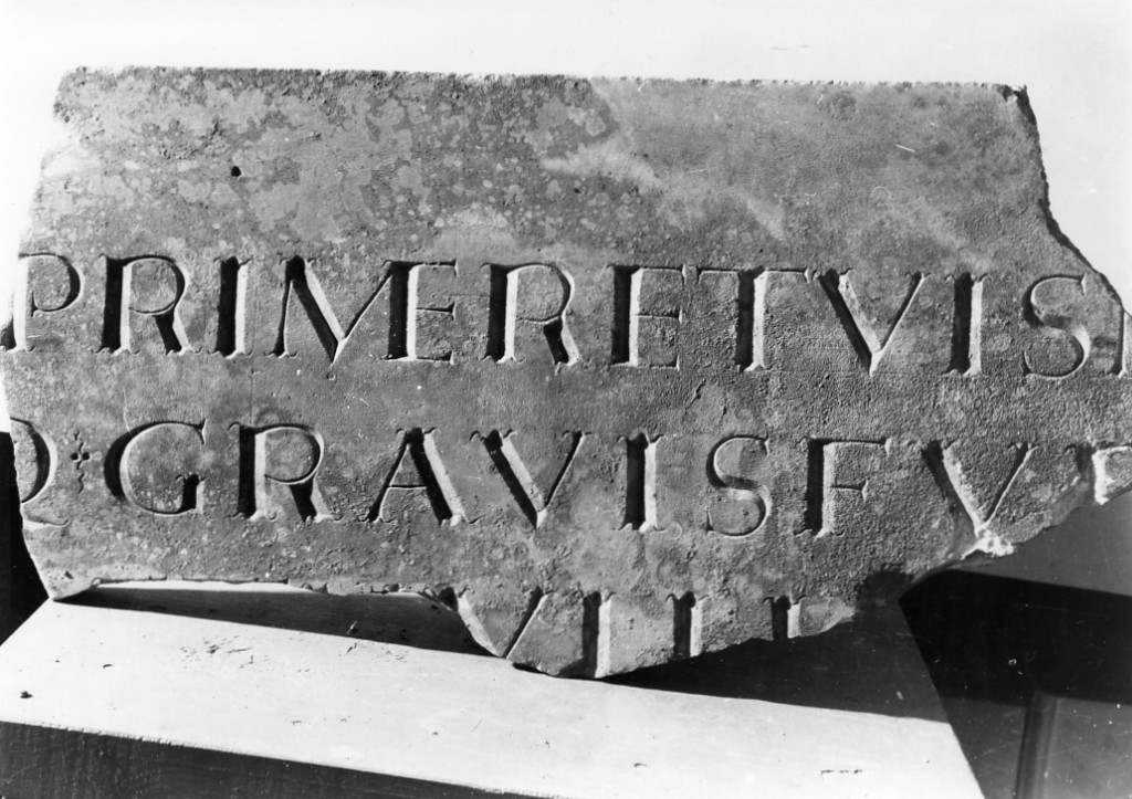 lastra iscritta (sec. IV d.C)