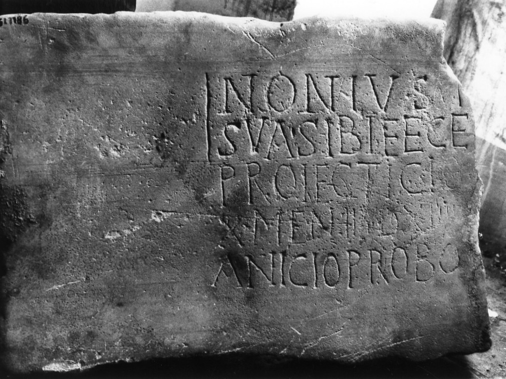 lastra iscritta (sec. V d.C)