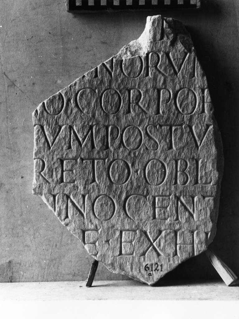 lastra iscritta (secc. I d.C.-II d.C)