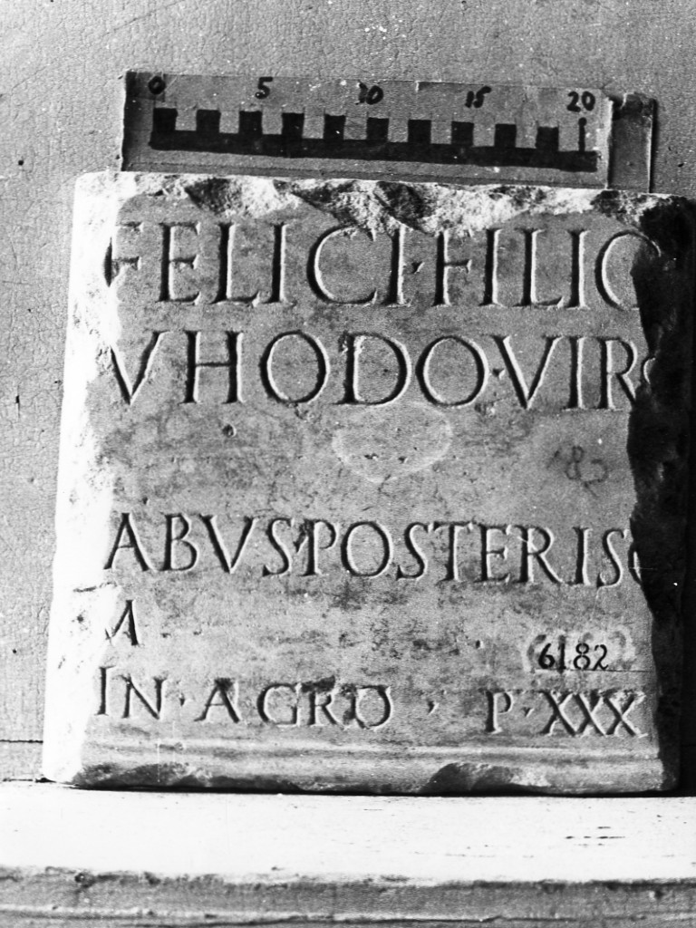 lastra iscritta (sec. II d.C)