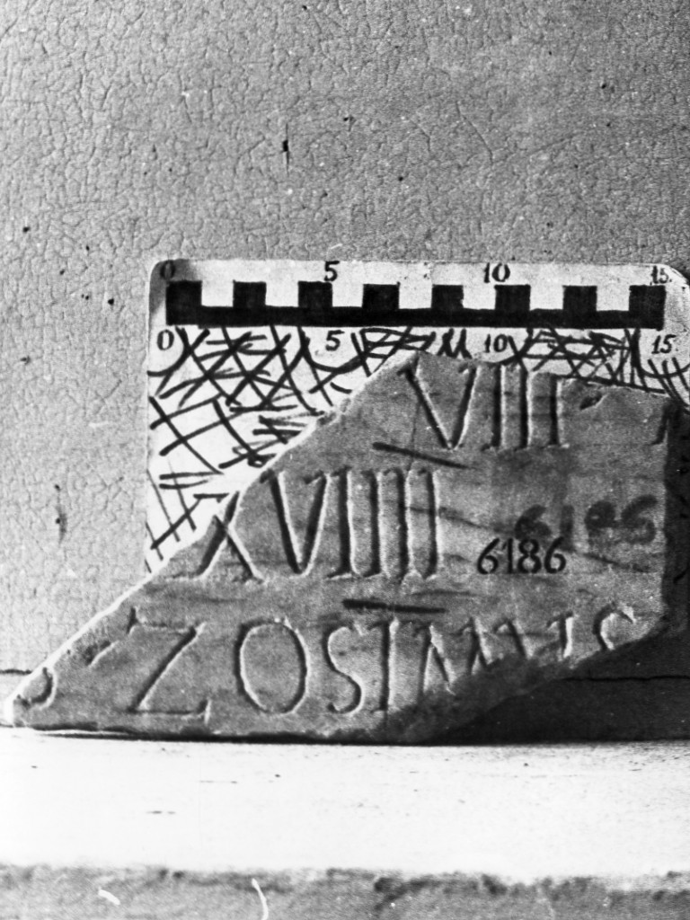 lastra iscritta (secc. II d.C.-III d.C)