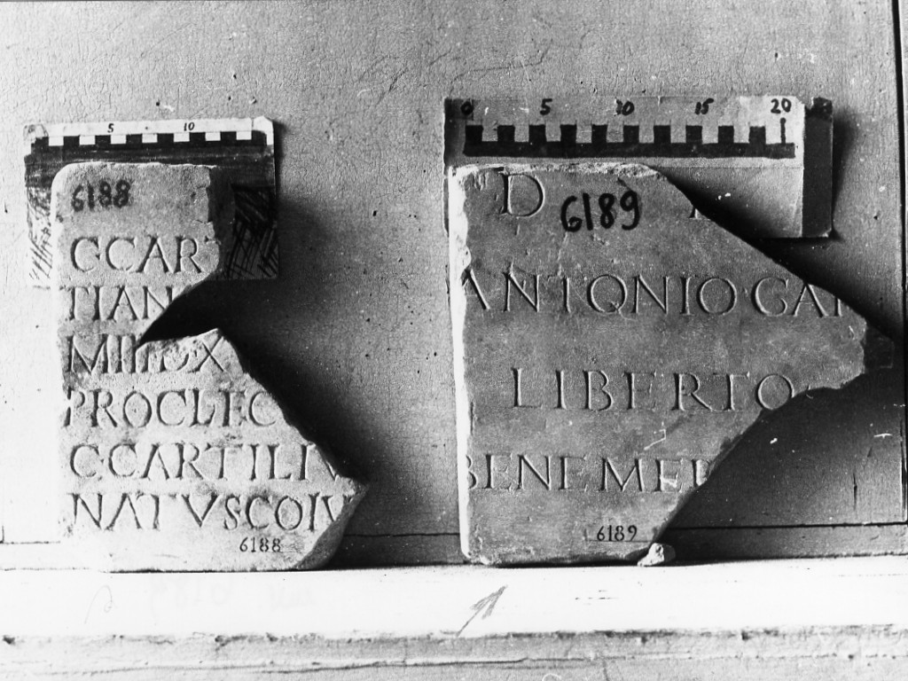 lastra iscritta (sec. II d.C)