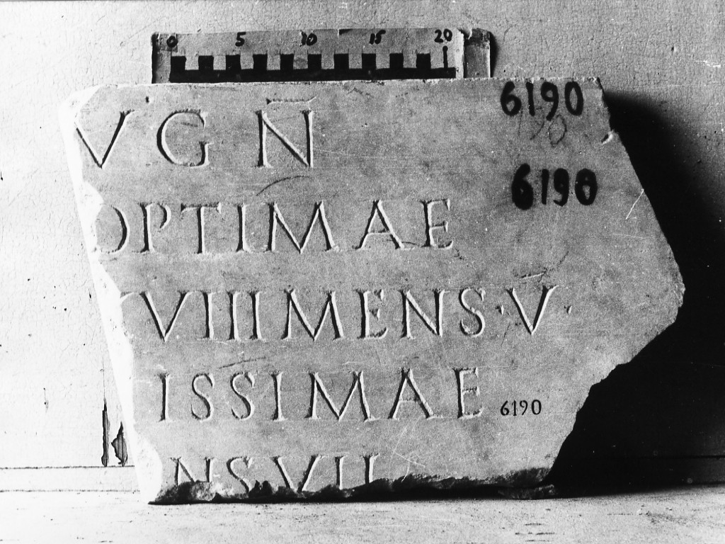 lastra iscritta (sec. II d.C)