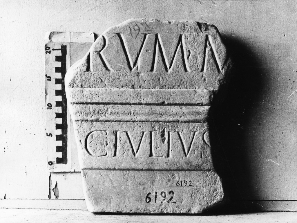 lastra iscritta (secc. I d.C.-II d.C)