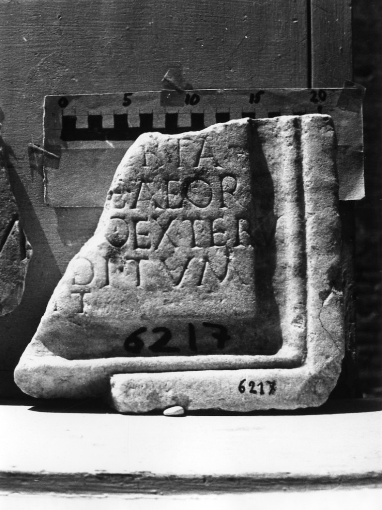 lastra iscritta (secc. II d.C.-III d.C)