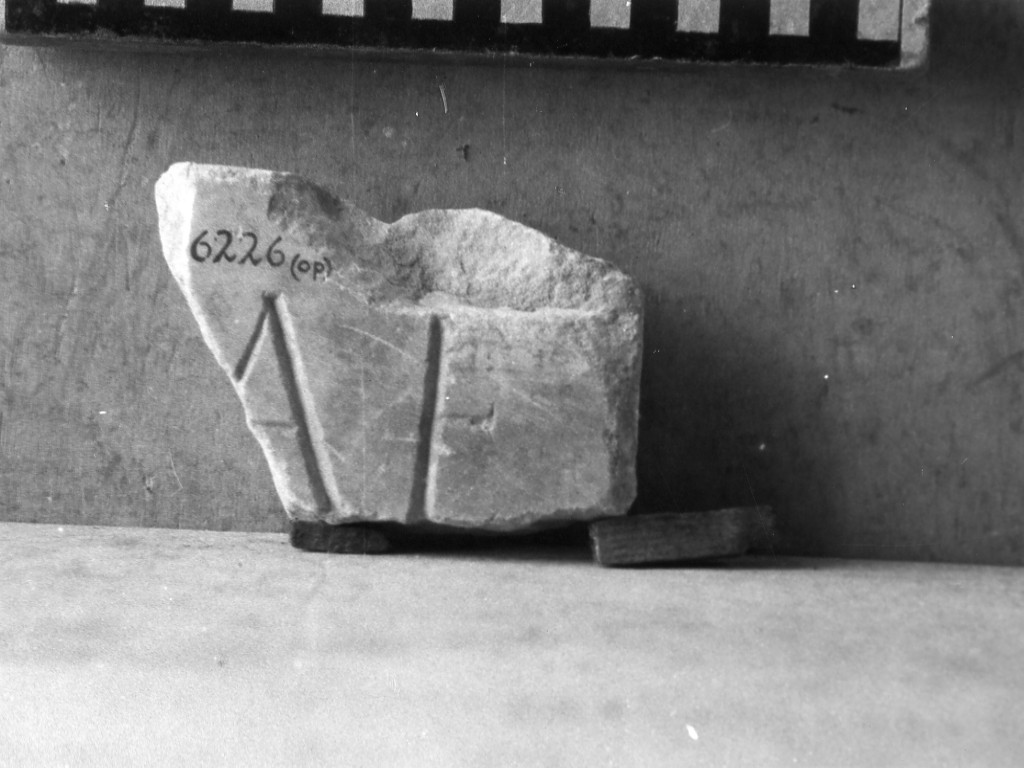 lastra iscritta opistografa (età romana imperiale)