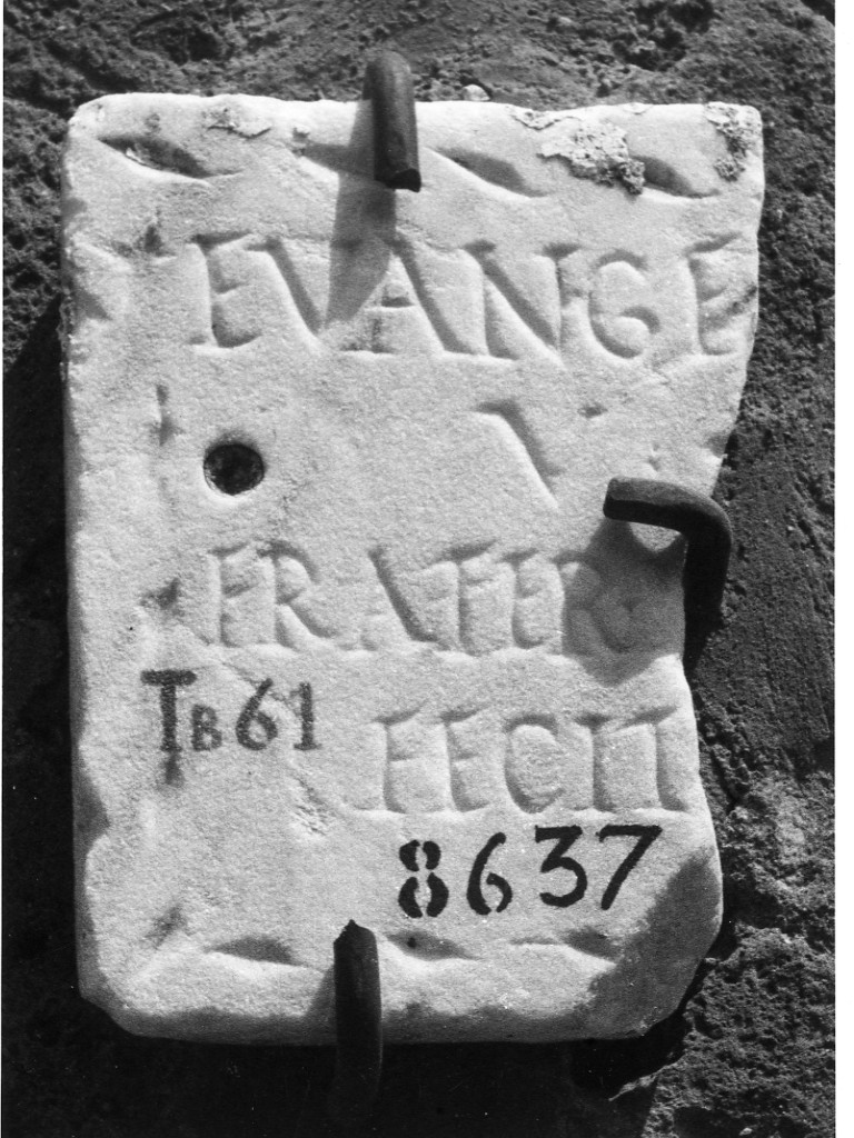 lastra iscritta (sec. II d.C)