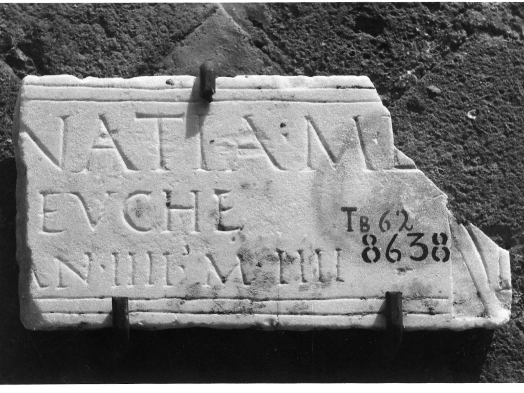 lastra iscritta (sec. II d.C)