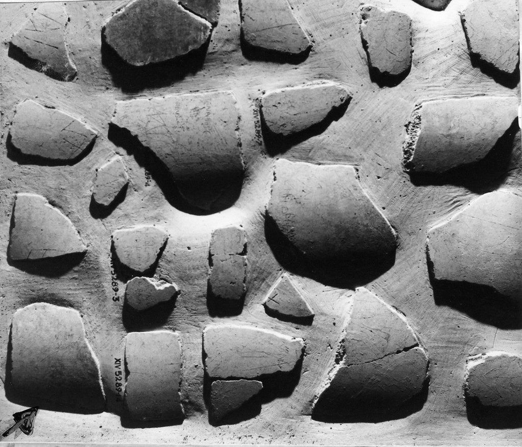 rivestimento parietale con graffito (secc. I d.C.-II d.C)