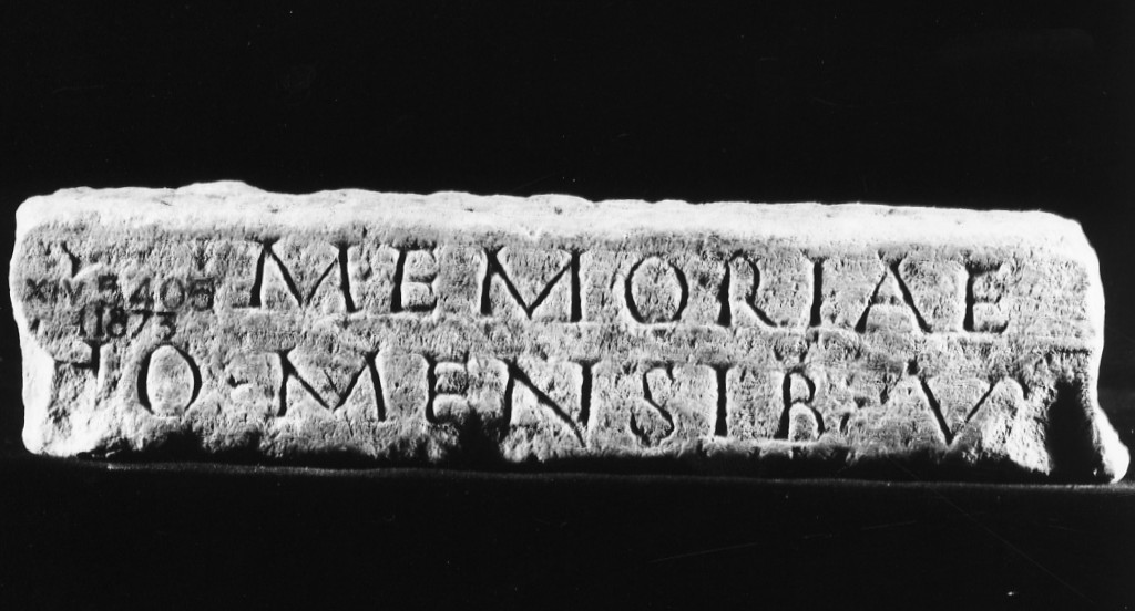 lastra iscritta (sec. III d.C)