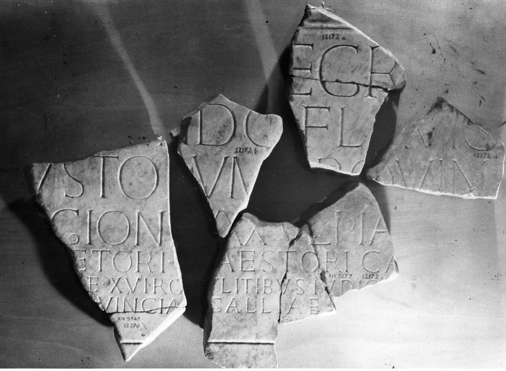 lastra iscritta (sec. II d.C)