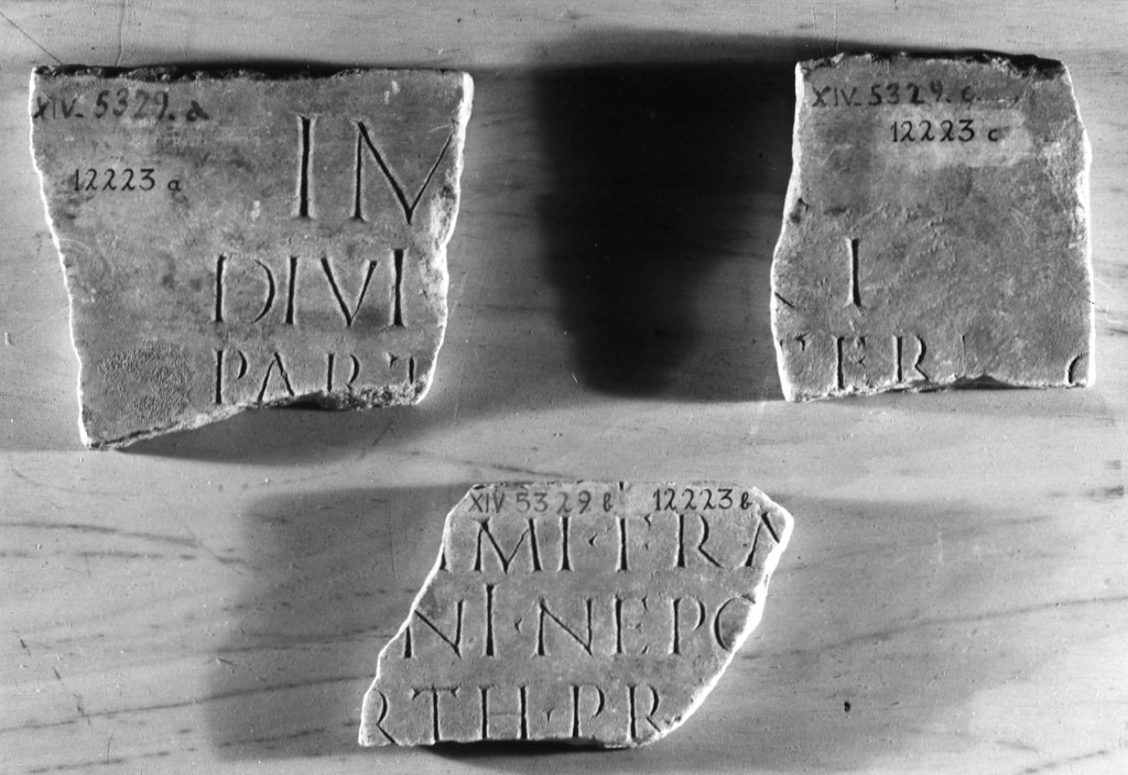 lastra iscritta (sec. II d.C)