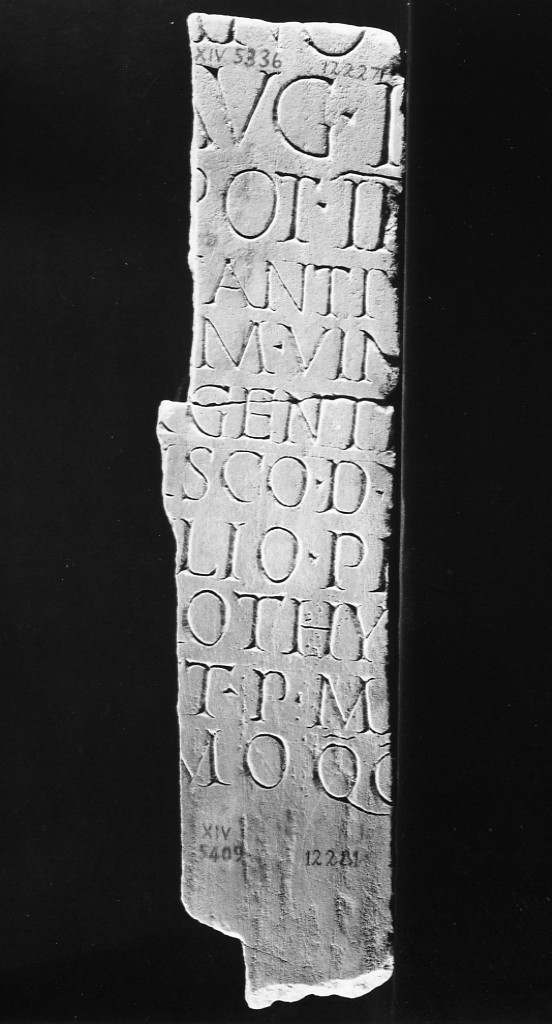 lastra iscritta (sec. II d.C)