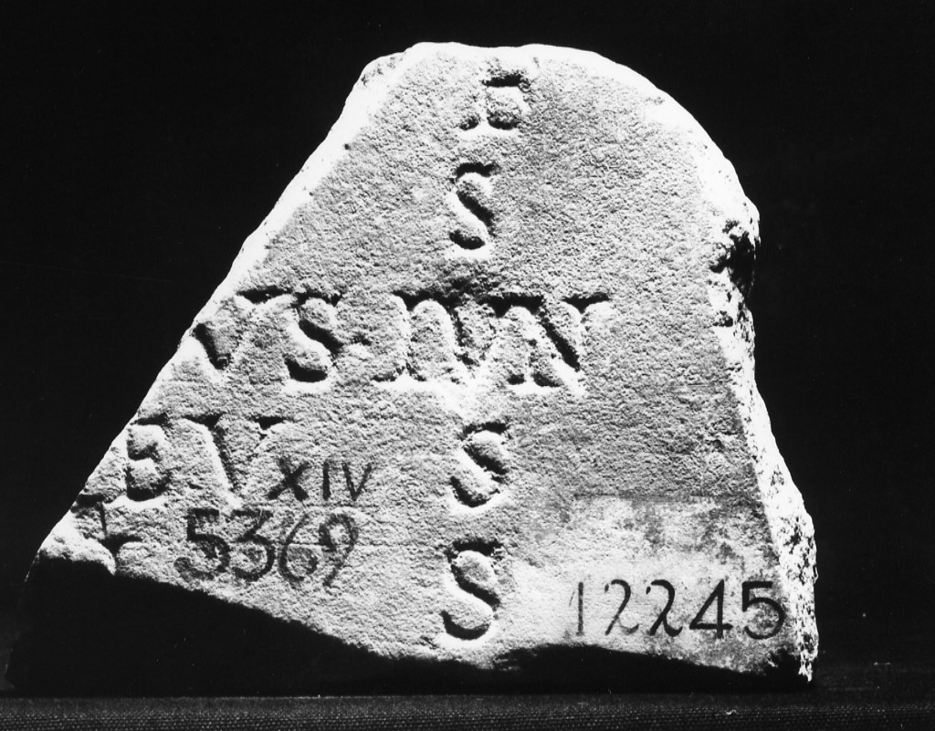 lastra iscritta (sec. II d.C)