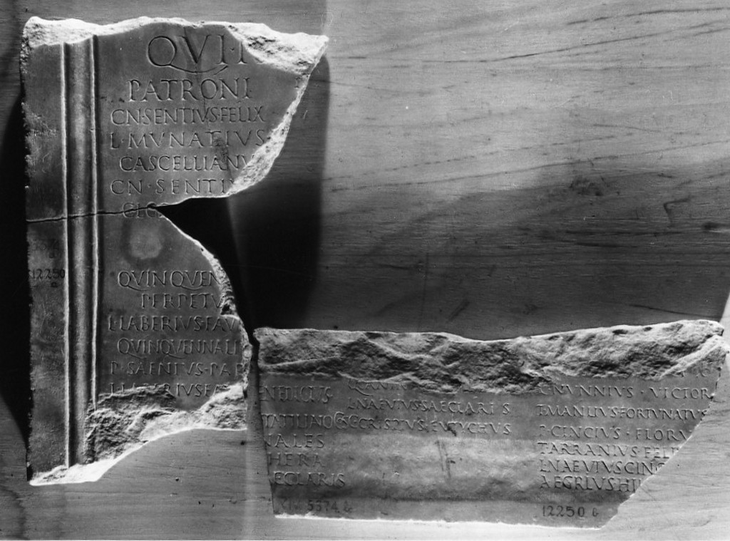 lastra iscritta (sec. II d.C)