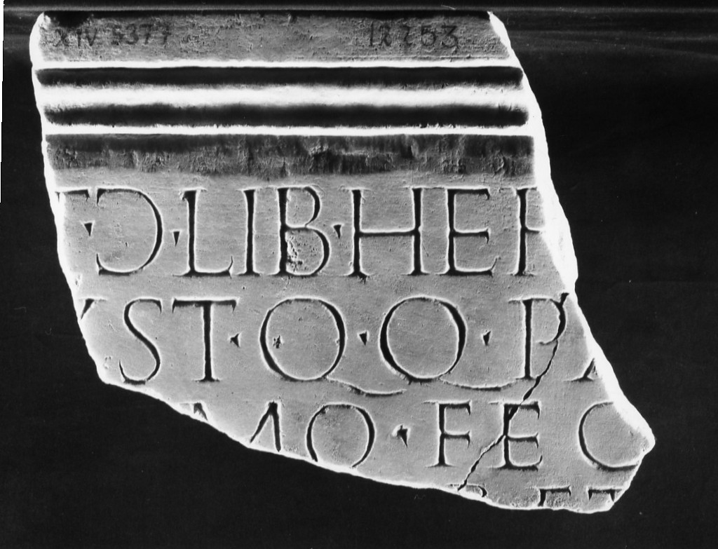 lastra iscritta (secc. I d.C.-II d.C)