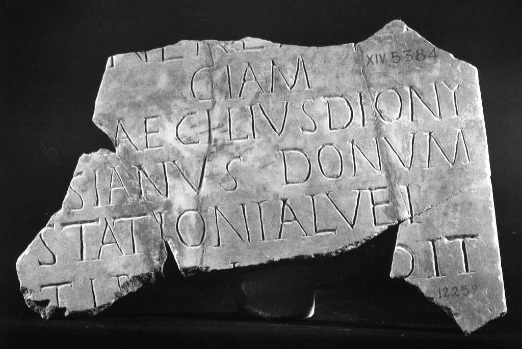 lastra iscritta (sec. II d.C)