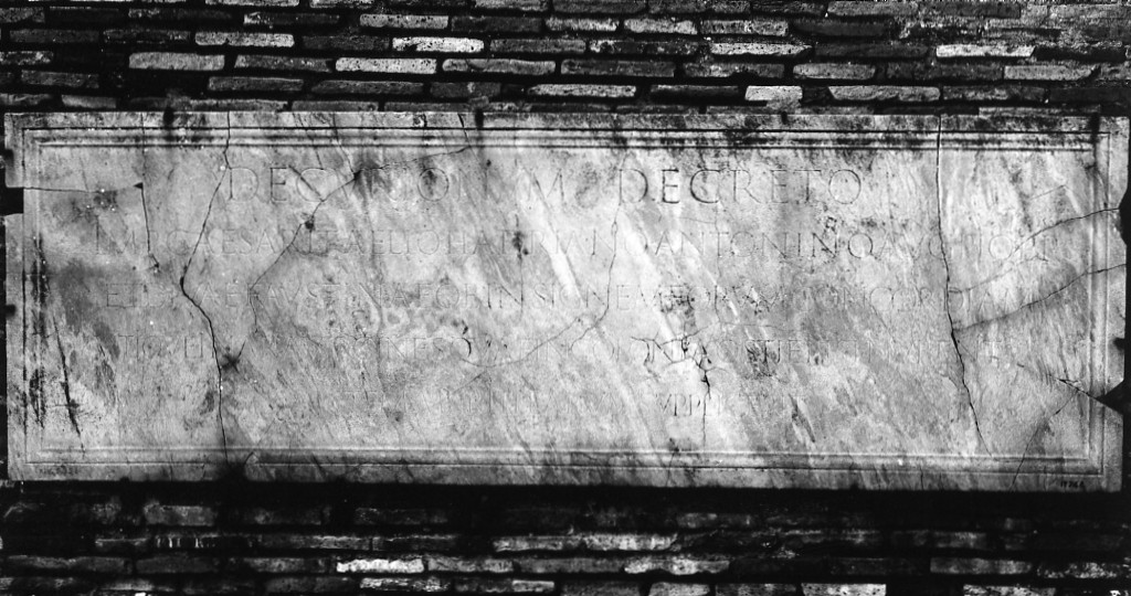 lastra iscritta (sec. II d.C)