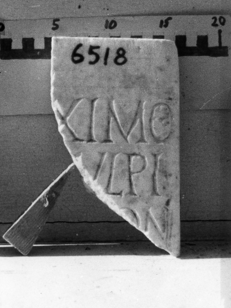 lastra iscritta (secc. I d.C.-II d.C)