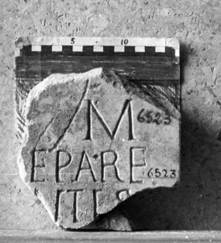 lastra iscritta (sec. IV d.C)