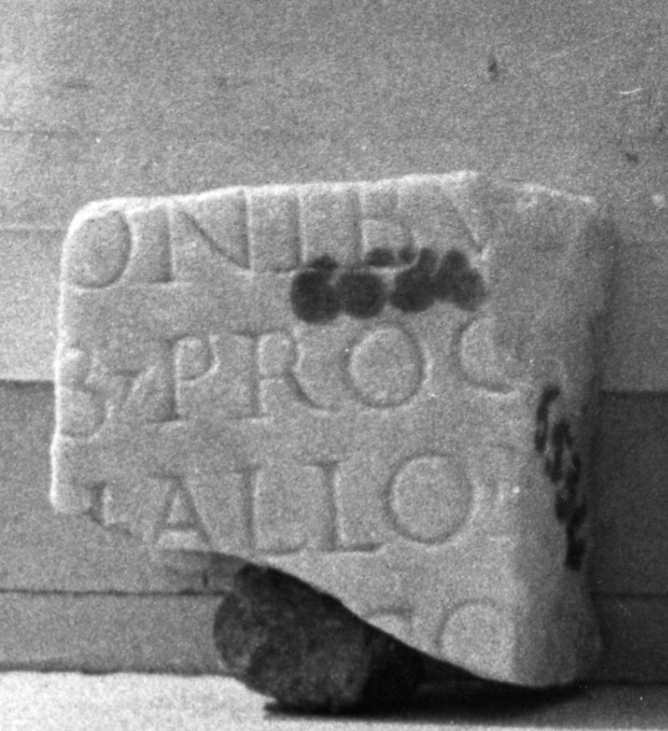 lastra iscritta (secc. II d.C.-III d.C)