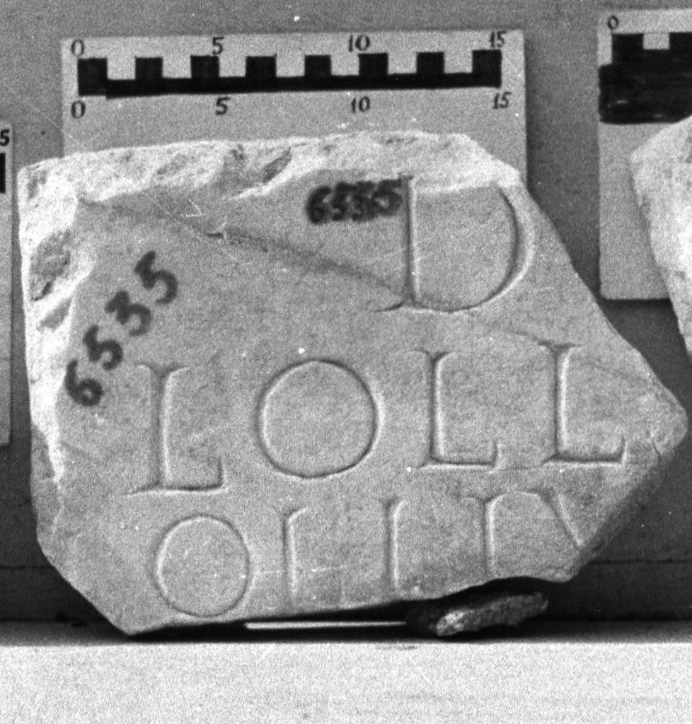 lastra iscritta (secc. II d.C.-III d.C)