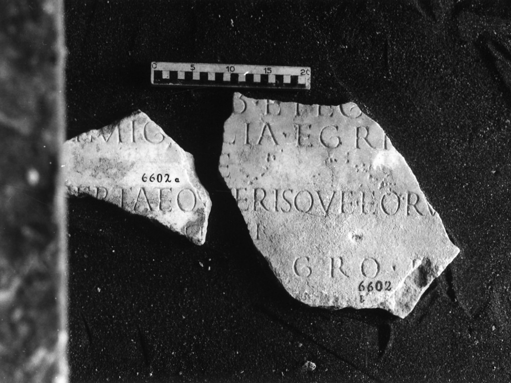 lastra iscritta (secc. II d.C.-III d.C)