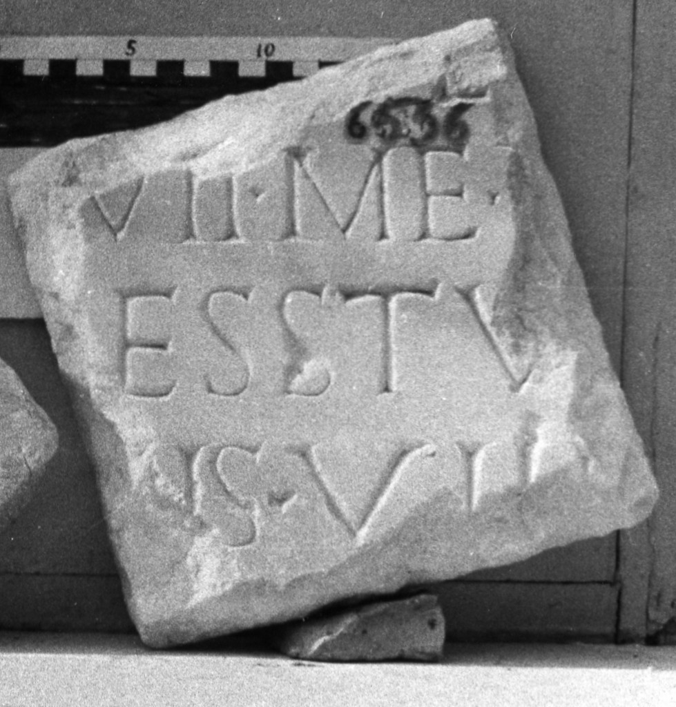 lastra iscritta (sec. II d.C)