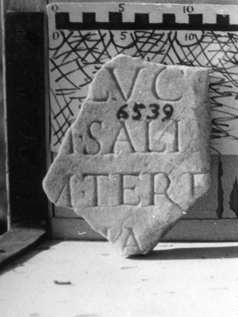 lastra iscritta (sec. II d.C)